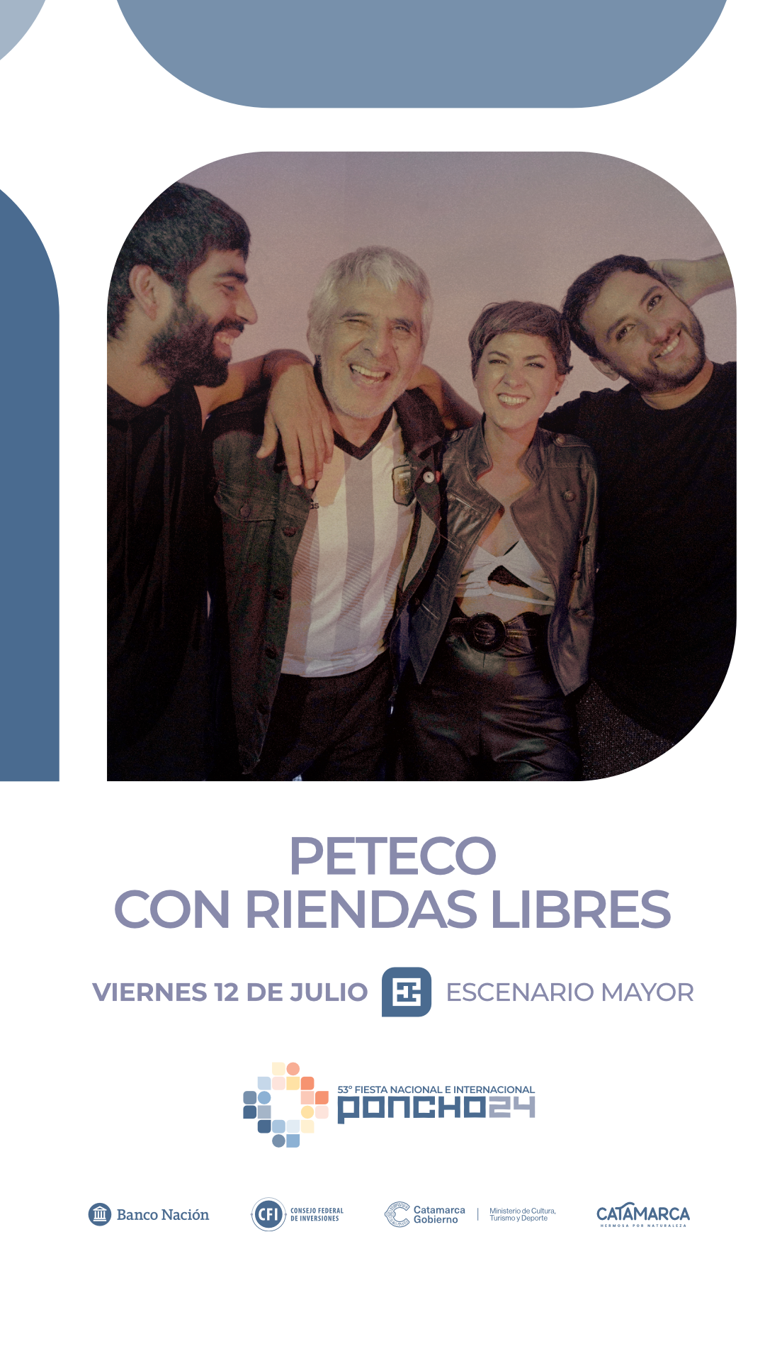 1 story Poncho24 - EM - Presentacion Artistas - Peteco