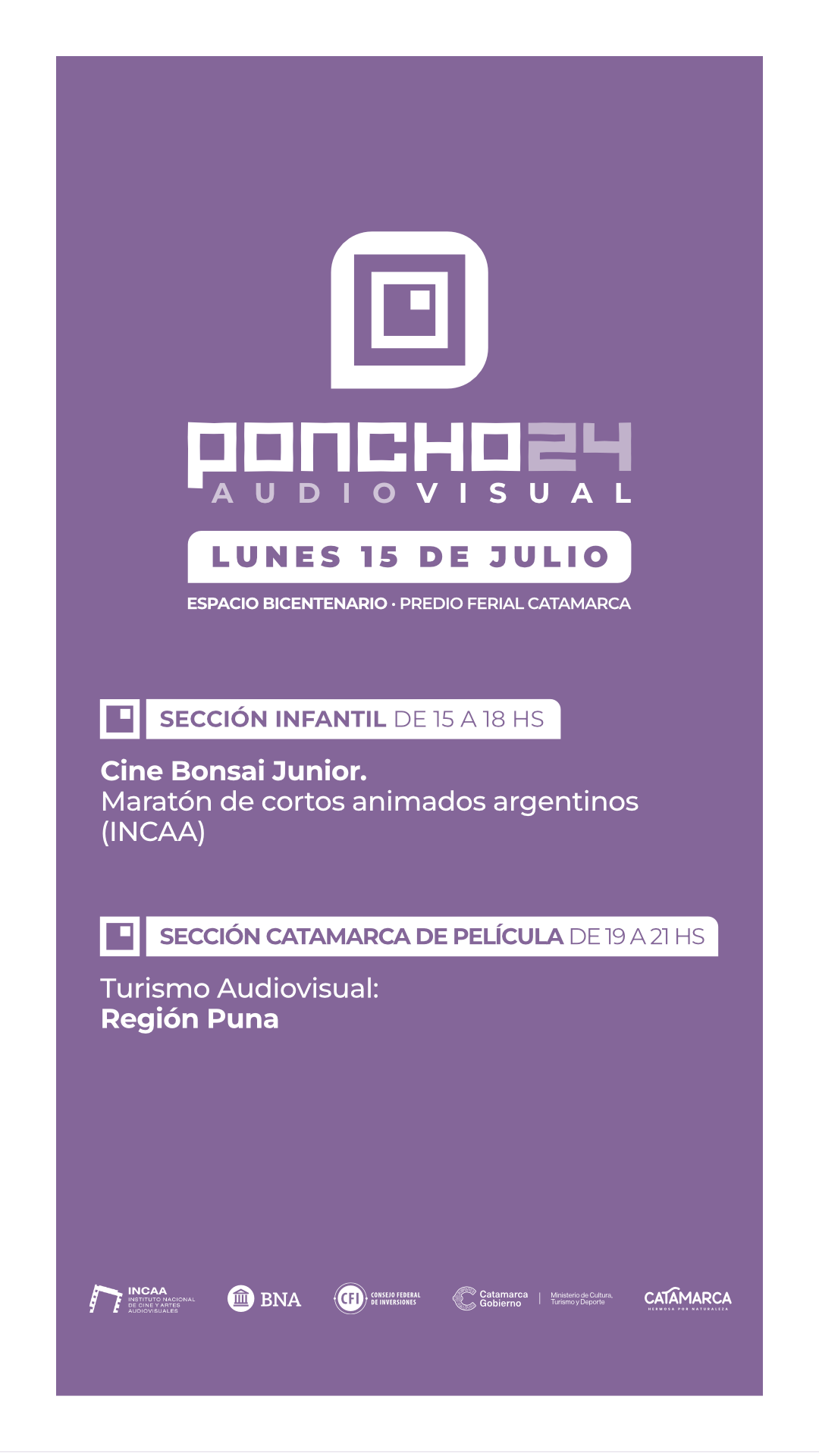story PonchoAV2024 - Lunes 15