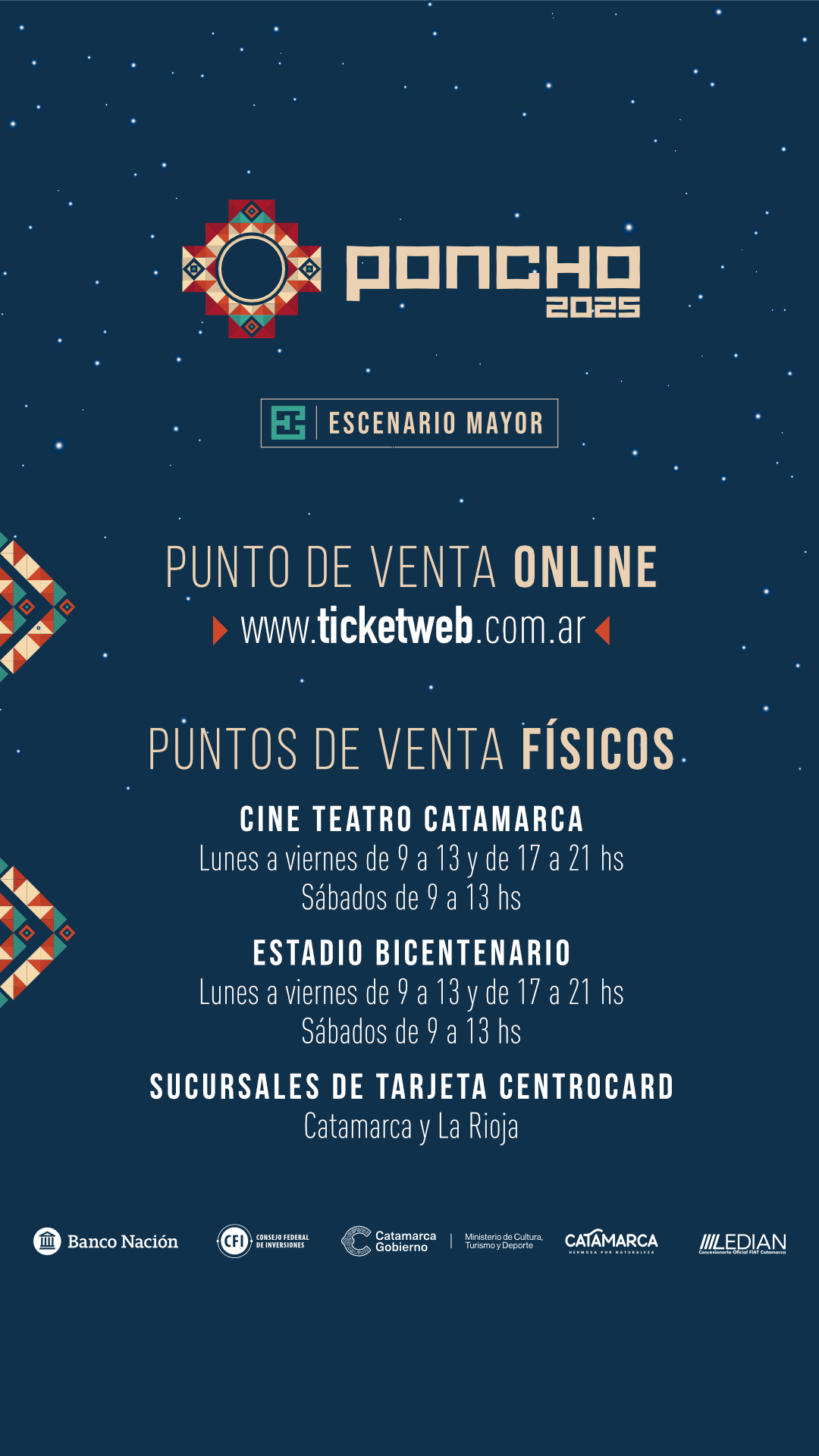 story 02 Poncho25 - Entradas EM