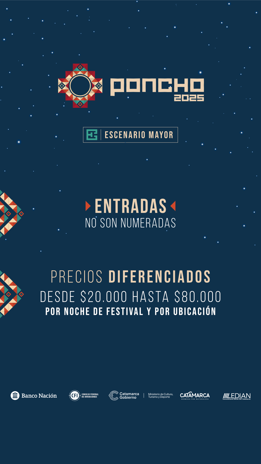 story 03 Poncho25 - Entradas EM